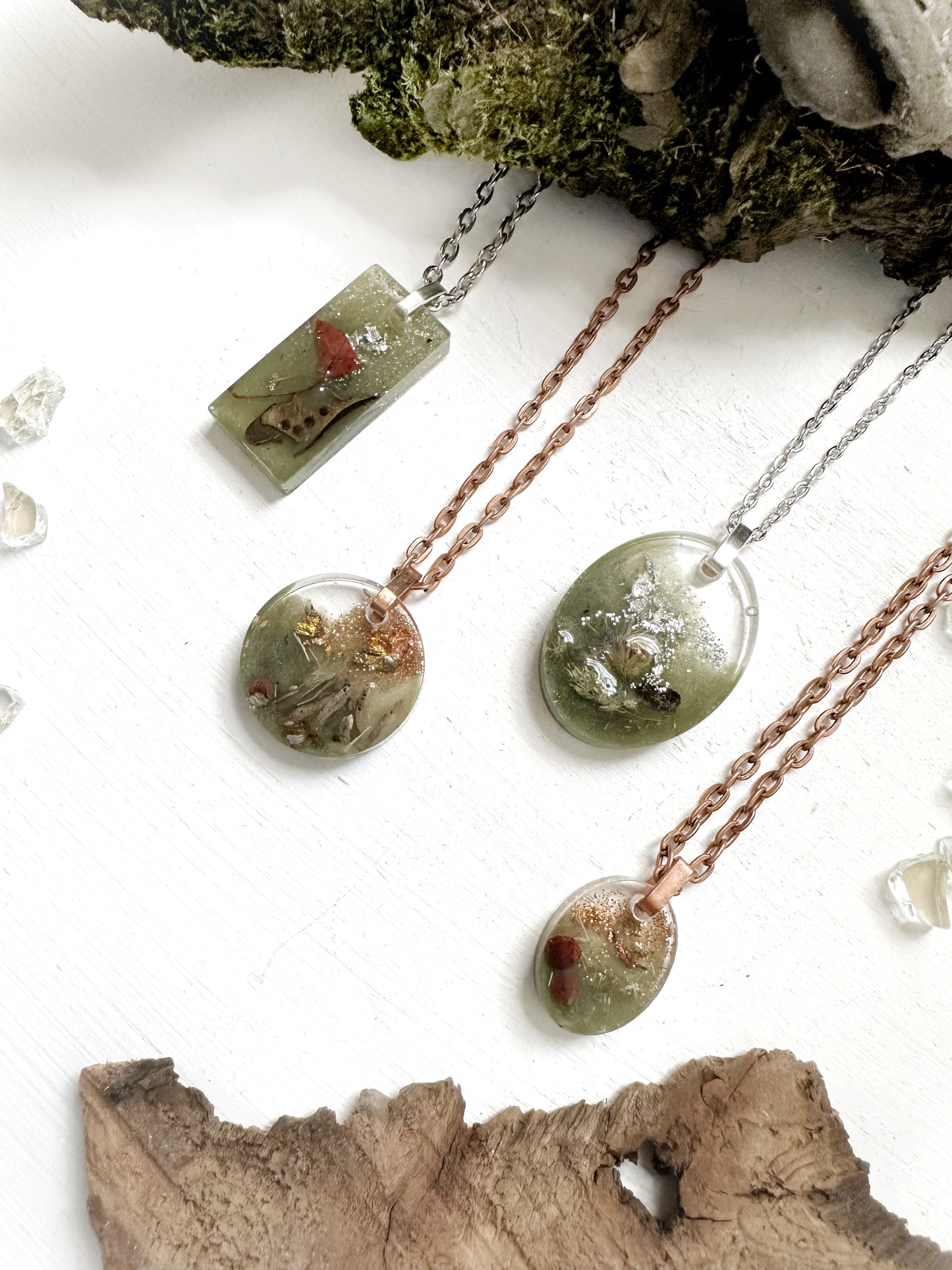 Myakka Florida Resin Necklaces