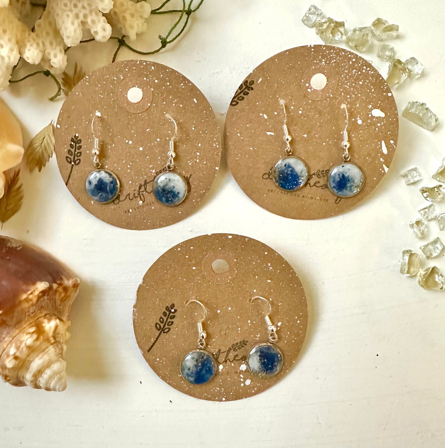Customizable || Venice Beach Florida Resin Nature Dangle Earrings