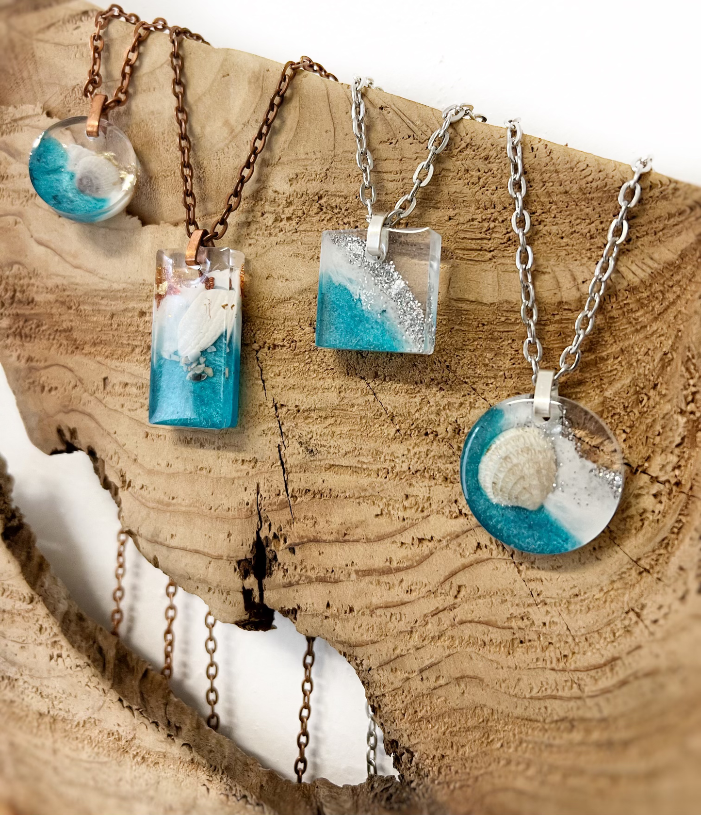Longboat Key Resin Necklaces