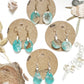 Customizable || St. Pete Beach Florida Resin Nature Dangle Earrings