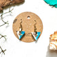 Customizable || Lido Key Beach Florida Resin Nature Dangle Earrings