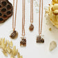Customizable || Unique Real Pressed Honeycomb Necklace (Myakka’s Gold Apiary) Florida Resin Nature Jewelry