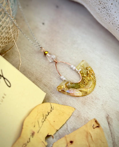 Treasure Island Resin Necklace