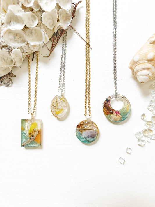 Customizable || Sarasota Bayfront Gulf Resin Nature Jewelry