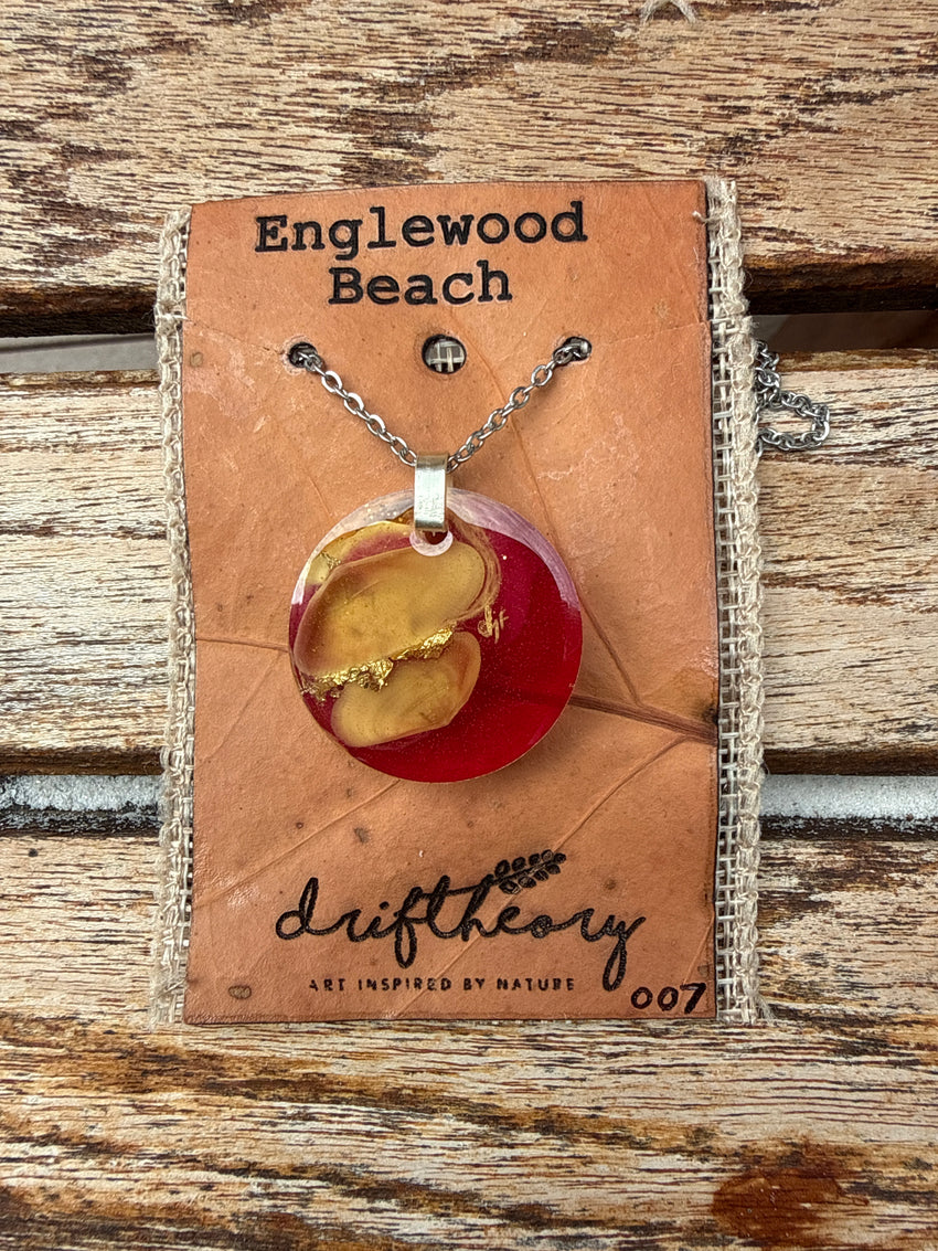 Englewood Beach Coquina Shell Keepsake Necklace