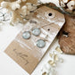 GIFT SET || Siesta Key Ocean Resin Silver Dangles and Necklace