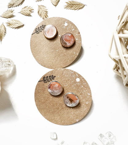 Customizable || Coquina Beach Florida Resin Nature Stud Earrings