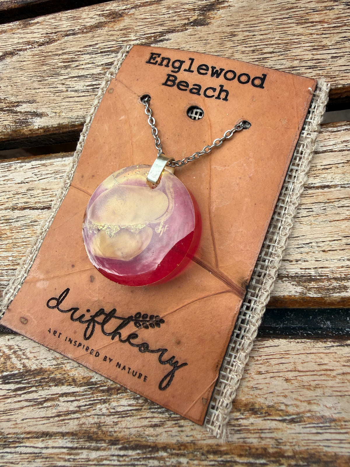 Englewood Beach Coquina Shell Keepsake Necklace