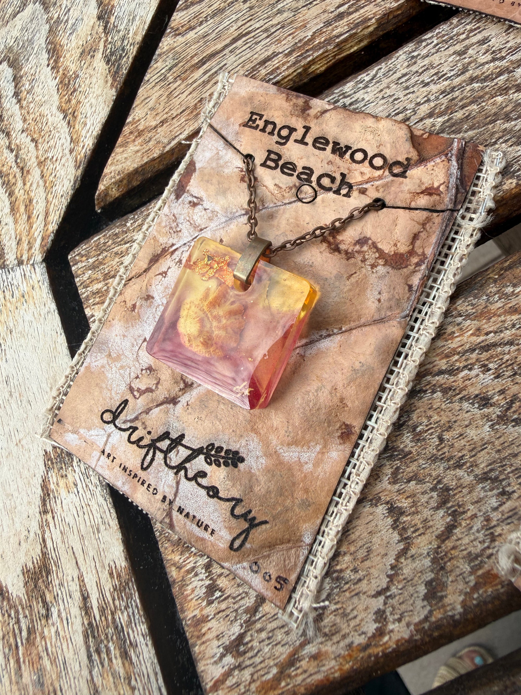 Englewood Beach Kitten’s Paw + Seashell Keepsake Necklace
