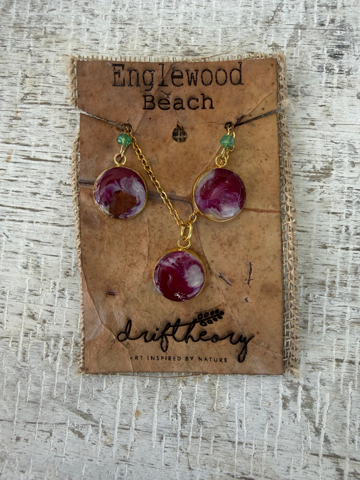 Englewood Beach Gift Set — Emerald &amp; Gold