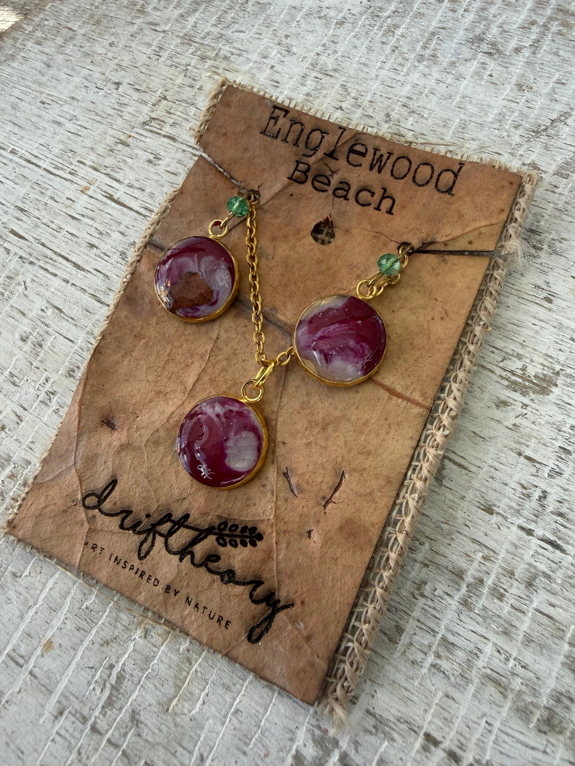 Englewood Beach Gift Set — Emerald &amp; Gold