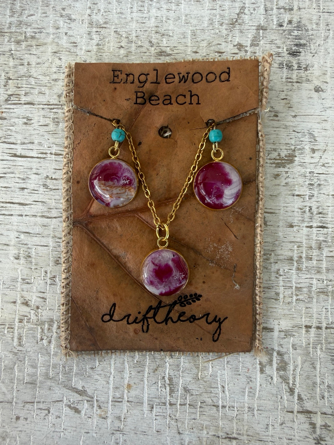Englewood Beach Gift Set — Turquoise &amp; Gold
