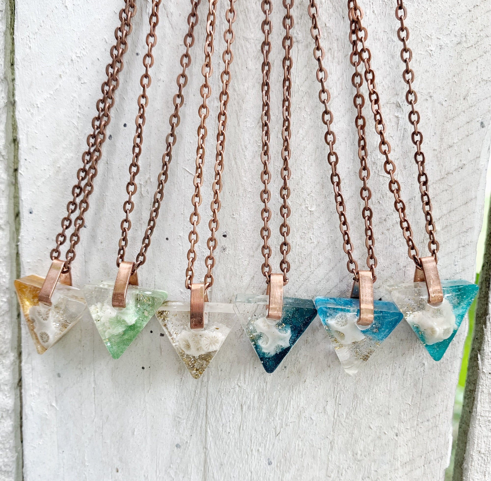 Florida Beach Mini Resin Necklace : Custom Sand Jewelry, Beach Sand Necklace, Ocean Gifts for Her, Mermaid Necklace,